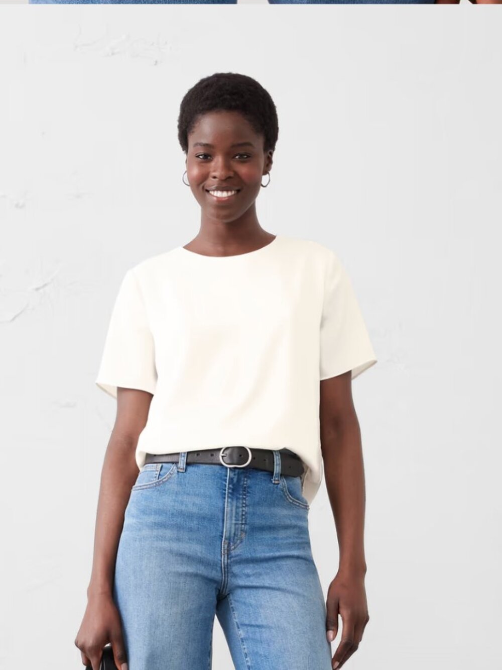 Classic Crew-Neck T-Shirt (Color: Snow Day) - NWT